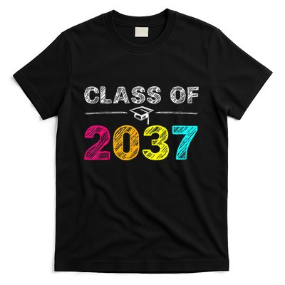 Class Of 2037 Grow With Me First Day Of School Graduation T-Shirt