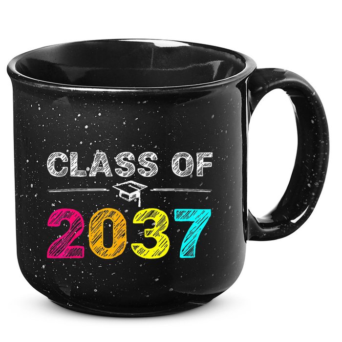 Class Of 2037 Grow With Me First Day Of School Graduation 15oz Campfire Ceramic Mug