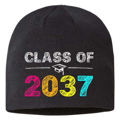 Class Of 2037 Grow With Me First Day Of School Graduation Sustainable Beanie