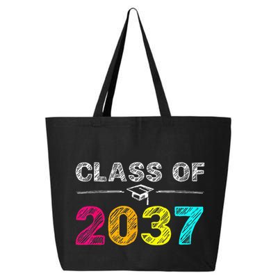 Class Of 2037 Grow With Me First Day Of School Graduation 25L Jumbo Tote