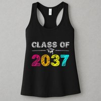 Class Of 2037 Grow With Me First Day Of School Graduation Womens Tank Top