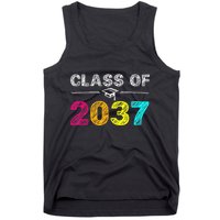 Class Of 2037 Grow With Me First Day Of School Graduation Tank Top