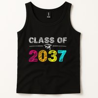 Class Of 2037 Grow With Me First Day Of School Graduation Tank Top