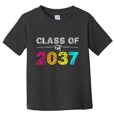 Class Of 2037 Grow With Me First Day Of School Graduation Toddler T-Shirt