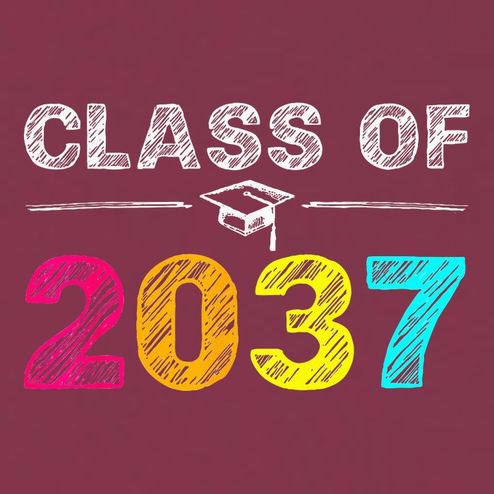 Class Of 2037 Grow With Me First Day Of School Graduation 16oz Travel Tumbler