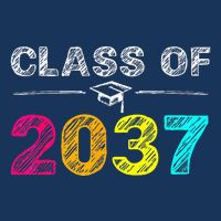 Class Of 2037 Grow With Me First Day Of School Graduation Infant Baby Jersey Bodysuit