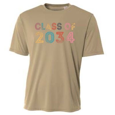 Class Of 2034 Grow With Me First Day Of School Graduation Gift Cooling Performance Crew T-Shirt