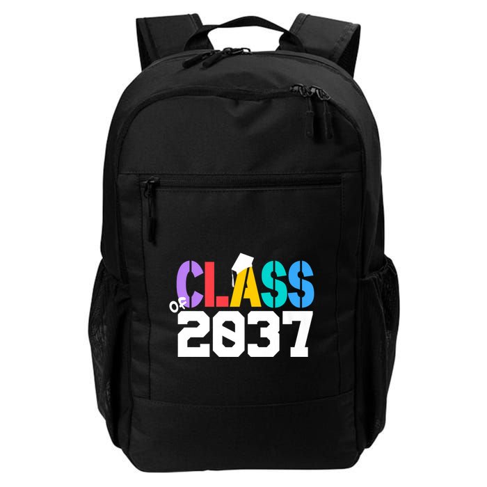Class Of 2037 Grow With Me First Day Of School Graduation V Backpack