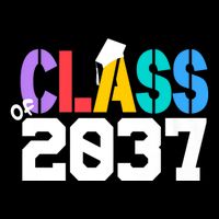 Class Of 2037 Grow With Me First Day Of School Graduation V Backpack