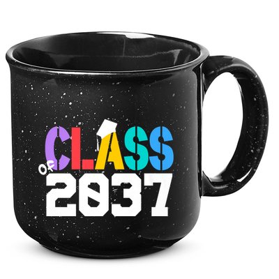 Class Of 2037 Grow With Me First Day Of School Graduation V 15oz Campfire Ceramic Mug