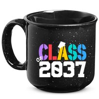 Class Of 2037 Grow With Me First Day Of School Graduation V 15oz Campfire Ceramic Mug