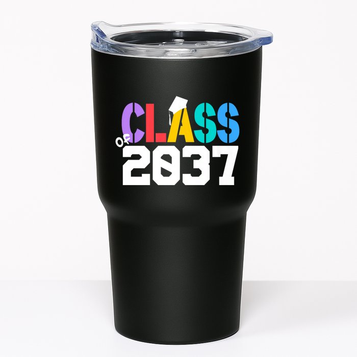 Class Of 2037 Grow With Me First Day Of School Graduation V Tumbler