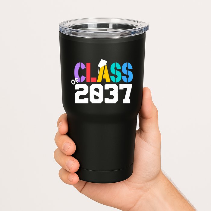Class Of 2037 Grow With Me First Day Of School Graduation V Tumbler
