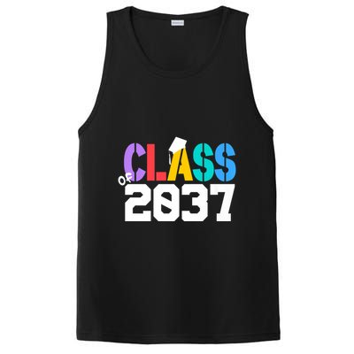 Class Of 2037 Grow With Me First Day Of School Graduation V PosiCharge Competitor Tank