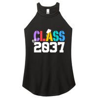 Class Of 2037 Grow With Me First Day Of School Graduation V Women's Perfect Tri Rocker Tank