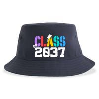 Class Of 2037 Grow With Me First Day Of School Graduation V Sustainable Bucket Hat