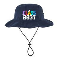 Class Of 2037 Grow With Me First Day Of School Graduation V Bucket Hat