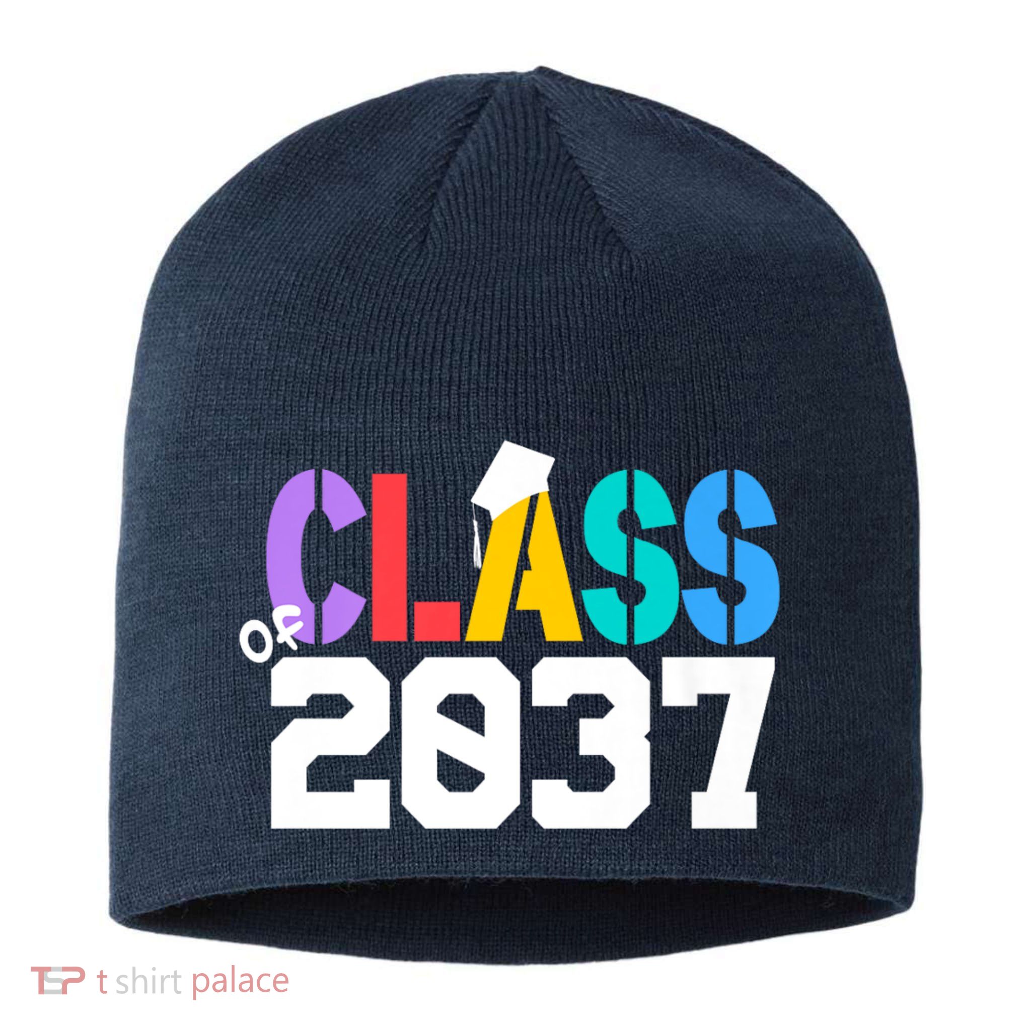 Class Of 2037 Grow With Me First Day Of School Graduation V Sustainable Beanie