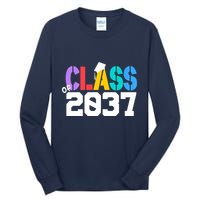 Class Of 2037 Grow With Me First Day Of School Graduation V Tall Long Sleeve T-Shirt