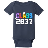 Class Of 2037 Grow With Me First Day Of School Graduation V Baby Bodysuit