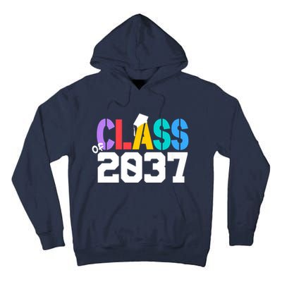 Class Of 2037 Grow With Me First Day Of School Graduation V Tall Hoodie