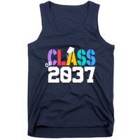 Class Of 2037 Grow With Me First Day Of School Graduation V Tank Top