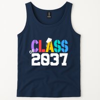 Class Of 2037 Grow With Me First Day Of School Graduation V Tank Top