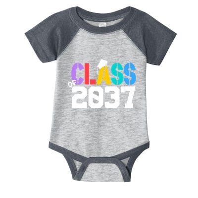 Class Of 2037 Grow With Me First Day Of School Graduation V Infant Baby Jersey Bodysuit