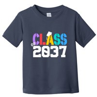 Class Of 2037 Grow With Me First Day Of School Graduation V Toddler T-Shirt