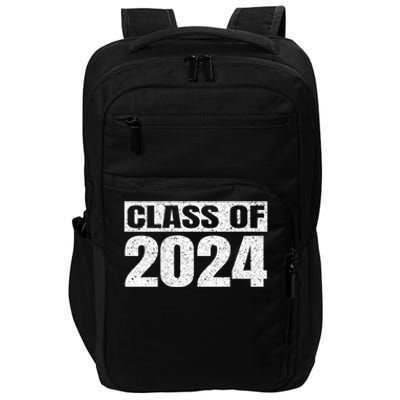 Class Of 2024 First Day Of School Graduate Grad Vintage Gift Meaningful Gift Impact Tech Backpack