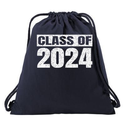 Class Of 2024 First Day Of School Graduate Grad Vintage Gift Meaningful Gift Drawstring Bag