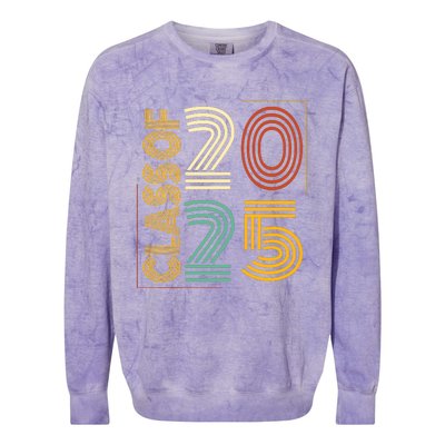 Class Of 2025 Tank Top Colorblast Crewneck Sweatshirt