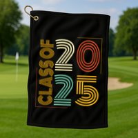 Class Of 2025 Tank Top Golf Towel