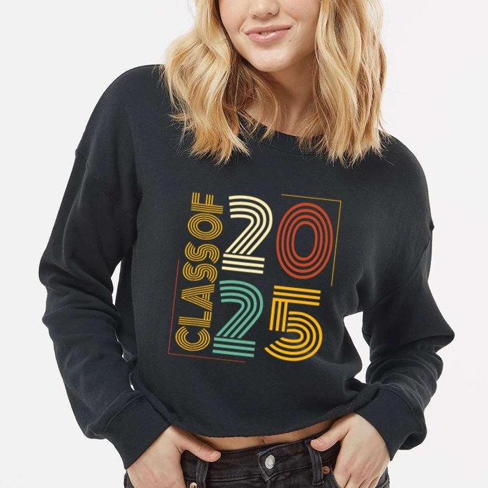 Class Of 2025 Tank Top Cropped Pullover Crew
