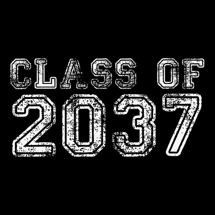Class Of 2037 Grow With Me First Day Of School Graduation Backpack
