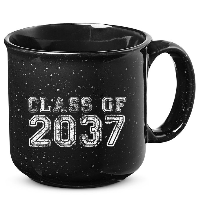 Class Of 2037 Grow With Me First Day Of School Graduation 15oz Campfire Ceramic Mug