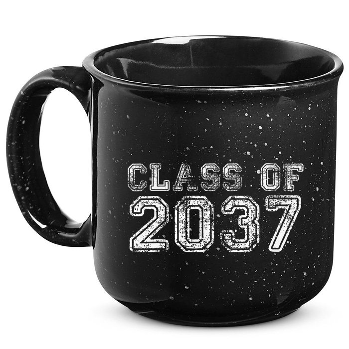 Class Of 2037 Grow With Me First Day Of School Graduation 15oz Campfire Ceramic Mug