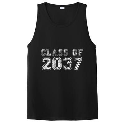 Class Of 2037 Grow With Me First Day Of School Graduation PosiCharge Competitor Tank