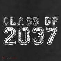Class Of 2037 Grow With Me First Day Of School Graduation Trucker Hat