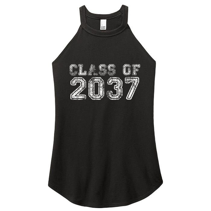 Class Of 2037 Grow With Me First Day Of School Graduation Women's Perfect Tri Rocker Tank