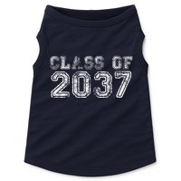 Class Of 2037 Grow With Me First Day Of School Graduation Doggie Tank