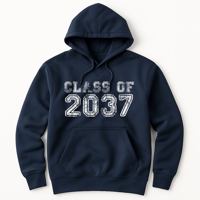 Class Of 2037 Grow With Me First Day Of School Graduation Hoodie