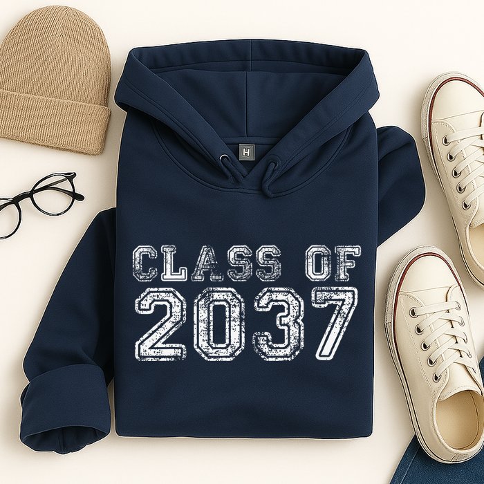 Class Of 2037 Grow With Me First Day Of School Graduation Hoodie