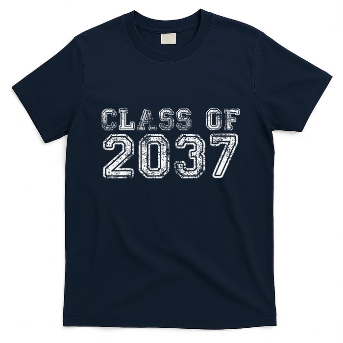 Class Of 2037 Grow With Me First Day Of School Graduation T-Shirt