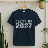 Class Of 2037 Grow With Me First Day Of School Graduation T-Shirt