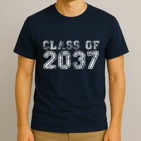 Class Of 2037 Grow With Me First Day Of School Graduation T-Shirt