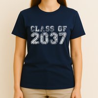 Class Of 2037 Grow With Me First Day Of School Graduation T-Shirt