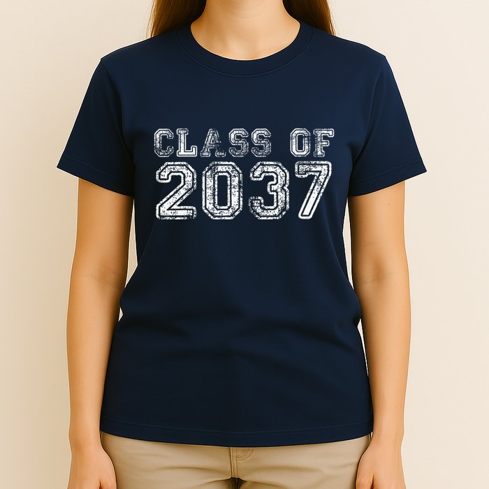 Class Of 2037 Grow With Me First Day Of School Graduation T-Shirt