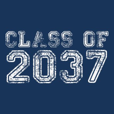 Class Of 2037 Grow With Me First Day Of School Graduation T-Shirt