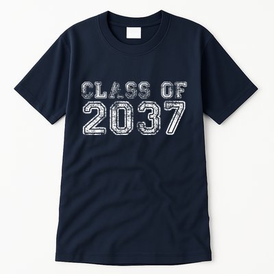 Class Of 2037 Grow With Me First Day Of School Graduation Tall T-Shirt